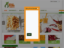 Tablet Screenshot of indianagriproducts.com